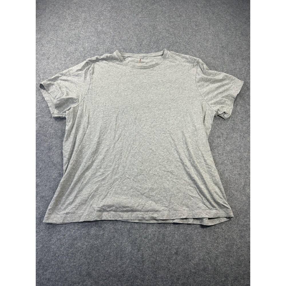 J Crew Shirt Mens 2XL Gray Broken-In Classic Crew Neck Tee Tagless Cotton Jersey
